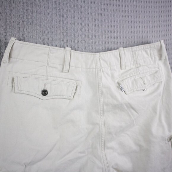 Levi's White Tab Cargo 1 White Shorts / 34 - Picture 4 of 9